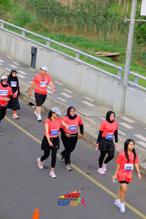 Race photo from CISANGKAN KBP CITY RUN 2025