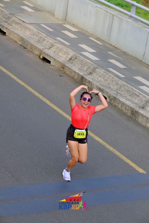 Race photo from CISANGKAN KBP CITY RUN 2025