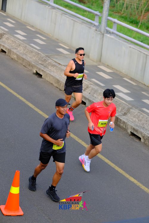 Race photo from CISANGKAN KBP CITY RUN 2025