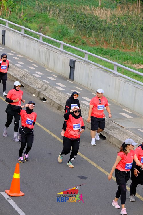 Race photo from CISANGKAN KBP CITY RUN 2025