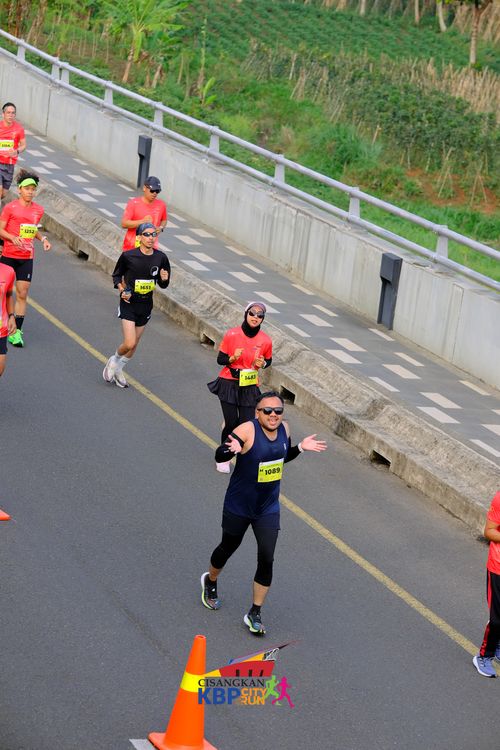 Race photo from CISANGKAN KBP CITY RUN 2025