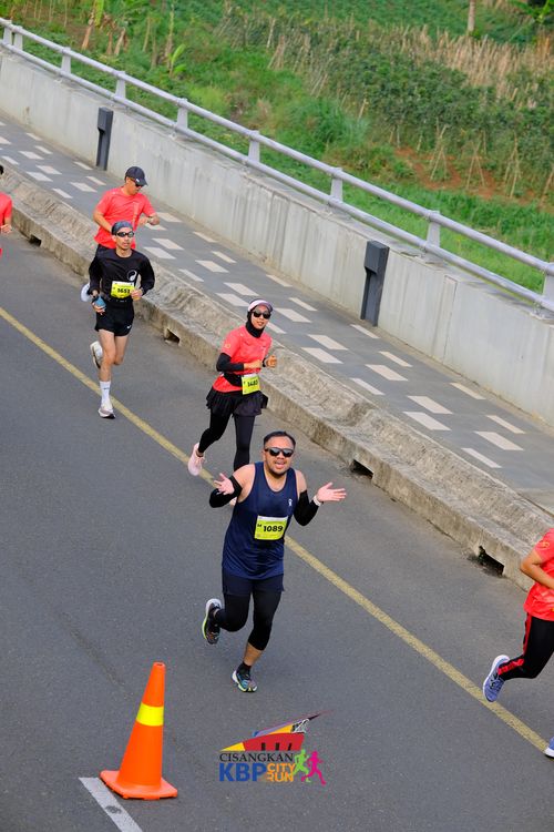 Race photo from CISANGKAN KBP CITY RUN 2025