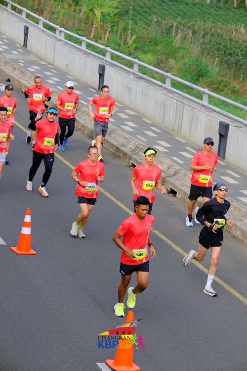 Race photo from CISANGKAN KBP CITY RUN 2025