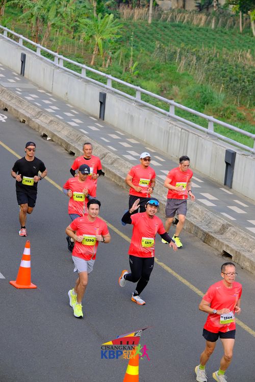 Race photo from CISANGKAN KBP CITY RUN 2025