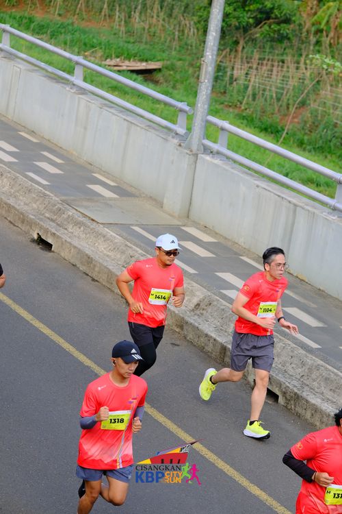 Race photo from CISANGKAN KBP CITY RUN 2025