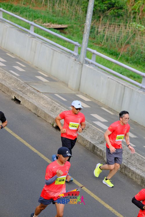 Race photo from CISANGKAN KBP CITY RUN 2025