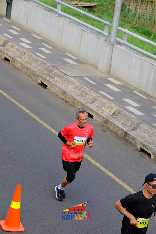 Race photo from CISANGKAN KBP CITY RUN 2025