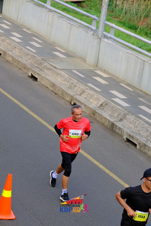 Race photo from CISANGKAN KBP CITY RUN 2025