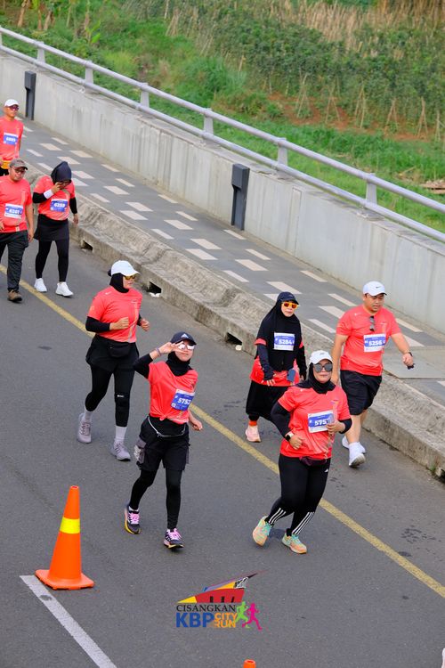 Race photo from CISANGKAN KBP CITY RUN 2025