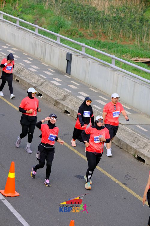 Race photo from CISANGKAN KBP CITY RUN 2025