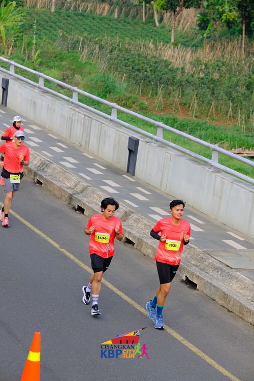Race photo from CISANGKAN KBP CITY RUN 2025