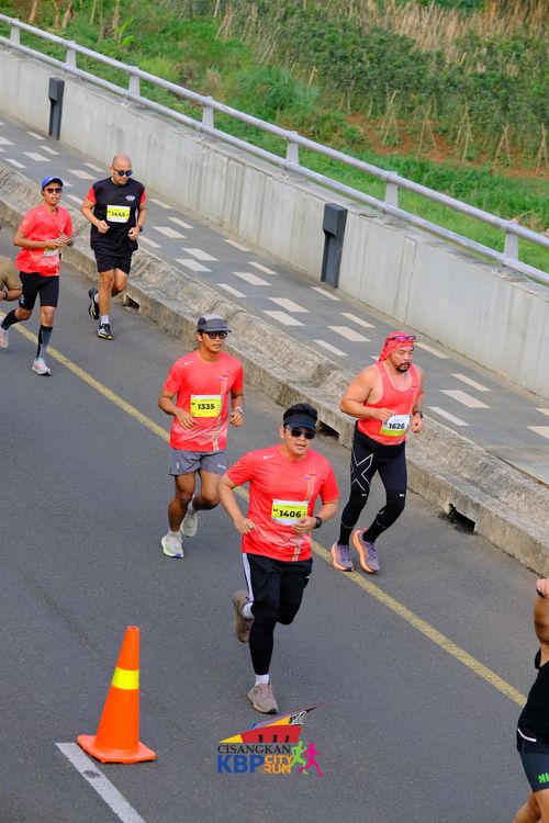 Race photo from CISANGKAN KBP CITY RUN 2025