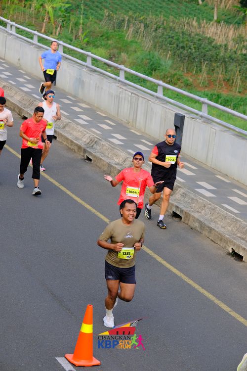 Race photo from CISANGKAN KBP CITY RUN 2025