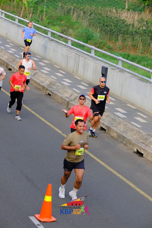 Race photo from CISANGKAN KBP CITY RUN 2025