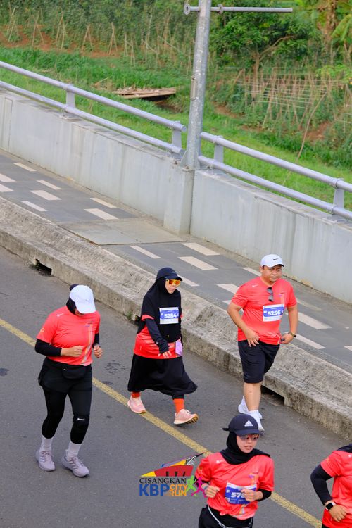 Race photo from CISANGKAN KBP CITY RUN 2025