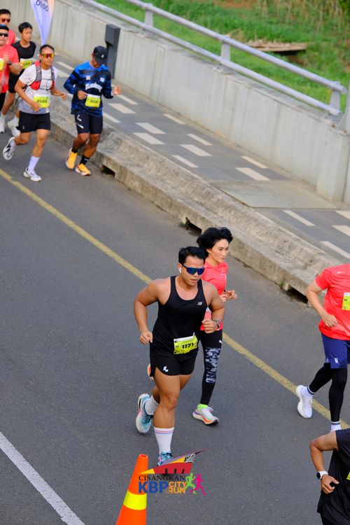 Race photo from CISANGKAN KBP CITY RUN 2025