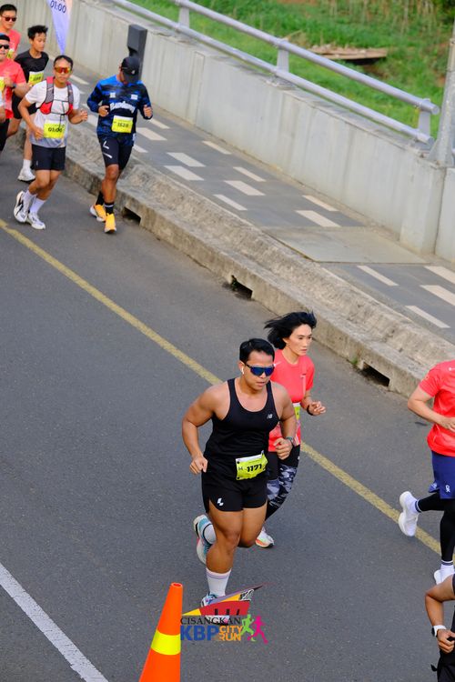 Race photo from CISANGKAN KBP CITY RUN 2025