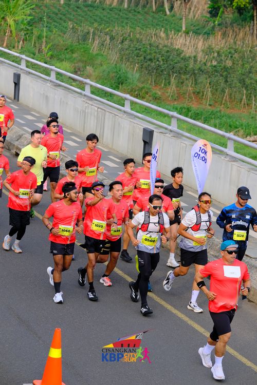 Race photo from CISANGKAN KBP CITY RUN 2025