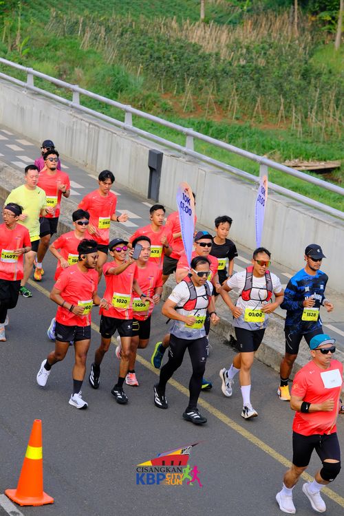 Race photo from CISANGKAN KBP CITY RUN 2025
