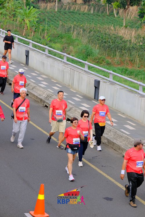 Race photo from CISANGKAN KBP CITY RUN 2025