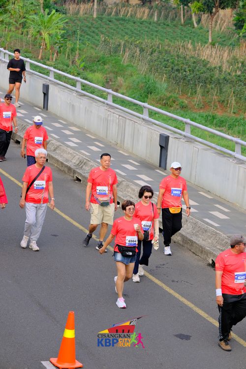Race photo from CISANGKAN KBP CITY RUN 2025