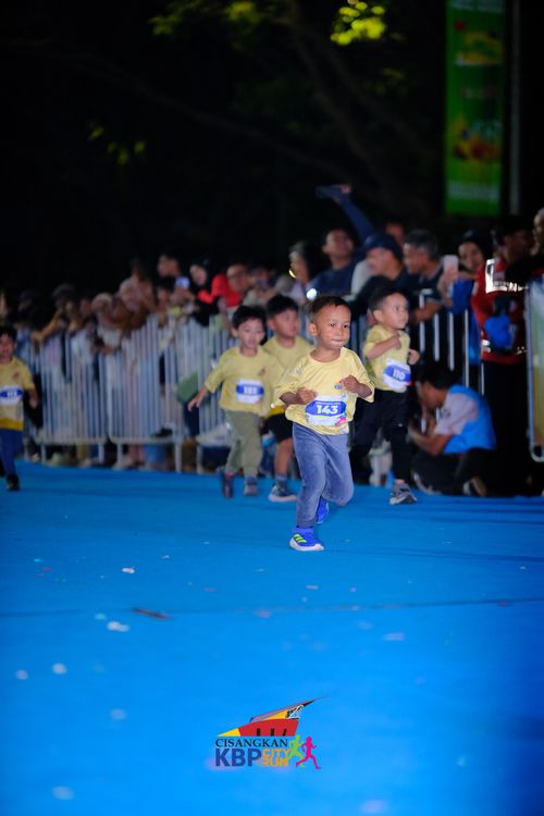 Race photo from CISANGKAN KBP CITY RUN 2025