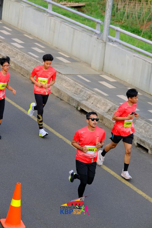 Race photo from CISANGKAN KBP CITY RUN 2025
