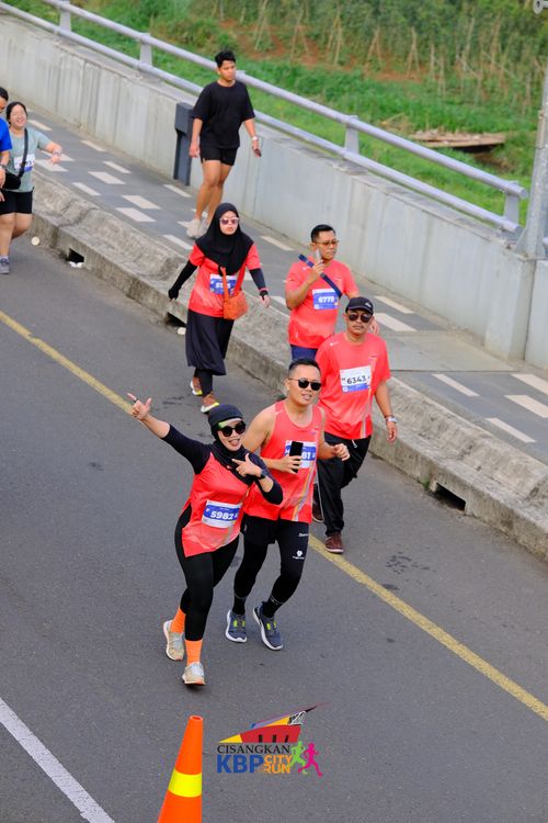 Race photo from CISANGKAN KBP CITY RUN 2025