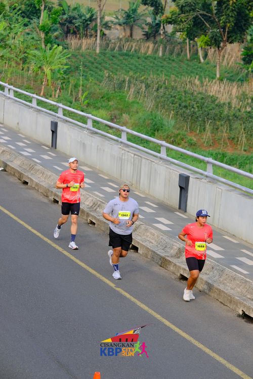 Race photo from CISANGKAN KBP CITY RUN 2025