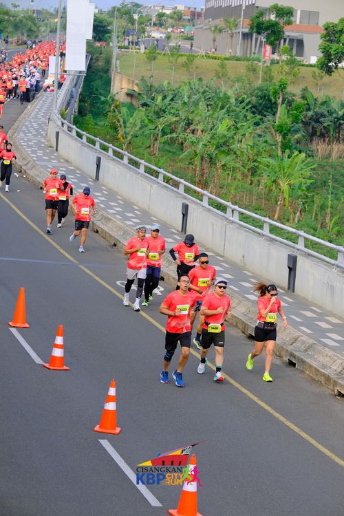 Race photo from CISANGKAN KBP CITY RUN 2025