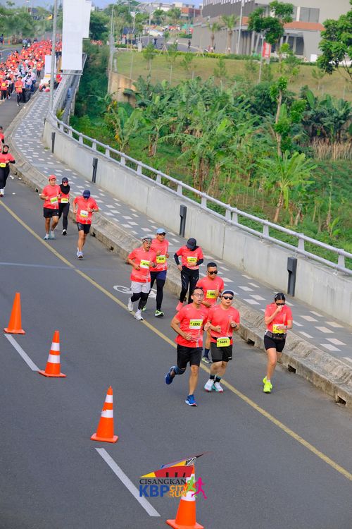 Race photo from CISANGKAN KBP CITY RUN 2025