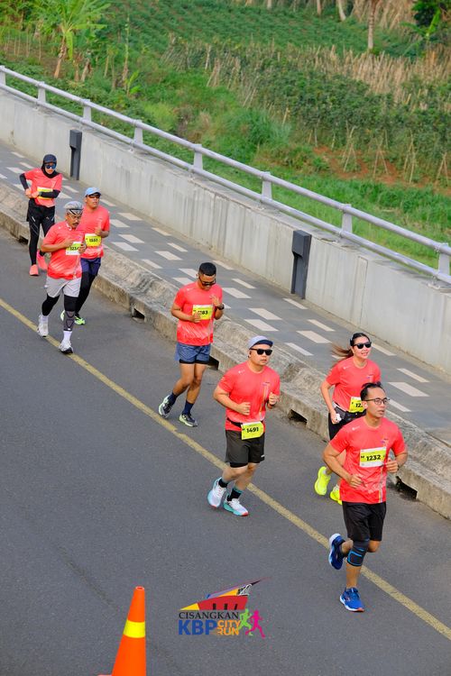 Race photo from CISANGKAN KBP CITY RUN 2025