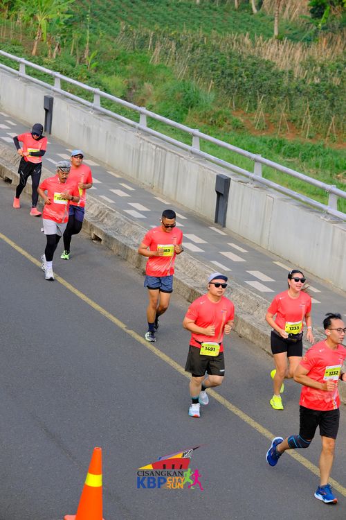 Race photo from CISANGKAN KBP CITY RUN 2025