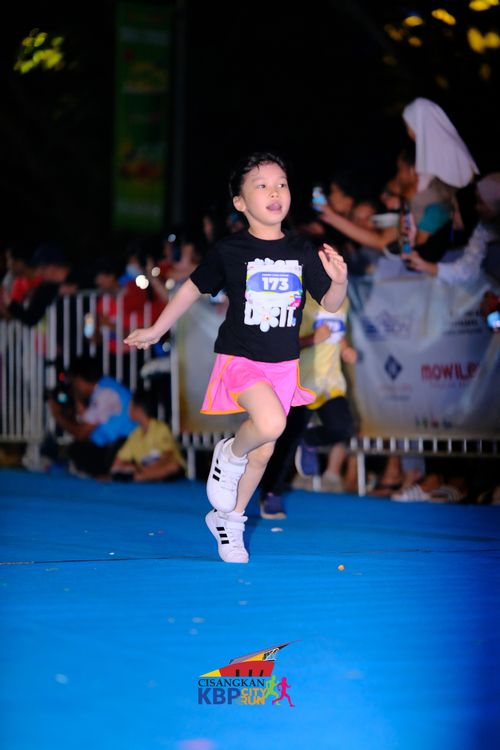 Race photo from CISANGKAN KBP CITY RUN 2025