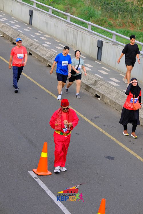 Race photo from CISANGKAN KBP CITY RUN 2025