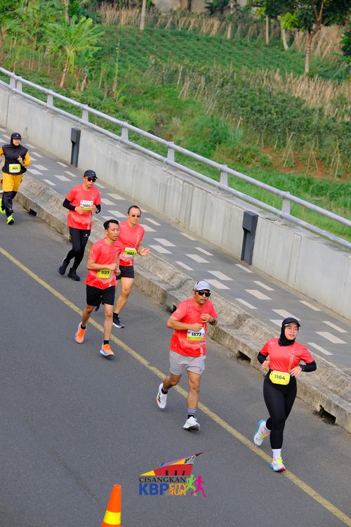 Race photo from CISANGKAN KBP CITY RUN 2025