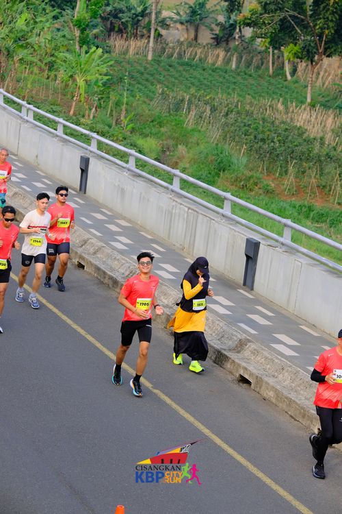 Race photo from CISANGKAN KBP CITY RUN 2025