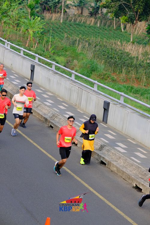 Race photo from CISANGKAN KBP CITY RUN 2025