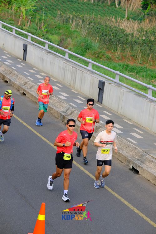 Race photo from CISANGKAN KBP CITY RUN 2025
