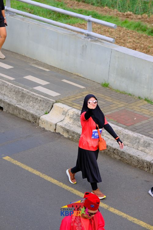 Race photo from CISANGKAN KBP CITY RUN 2025
