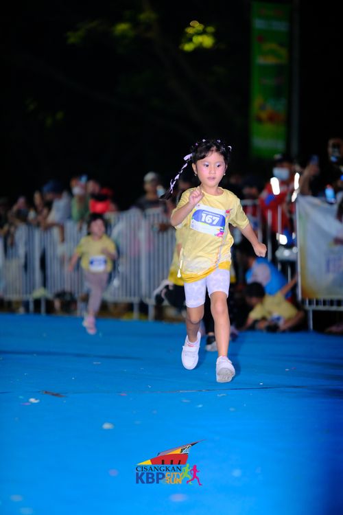 Race photo from CISANGKAN KBP CITY RUN 2025