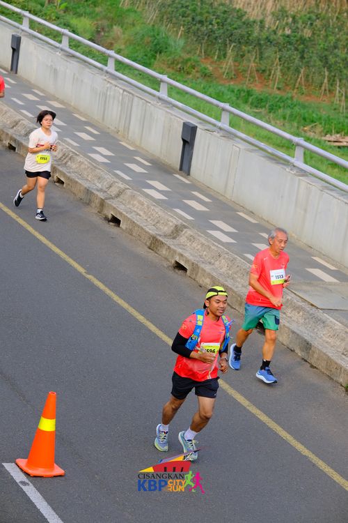 Race photo from CISANGKAN KBP CITY RUN 2025
