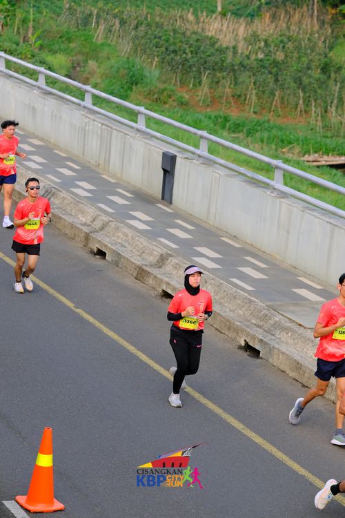 Race photo from CISANGKAN KBP CITY RUN 2025