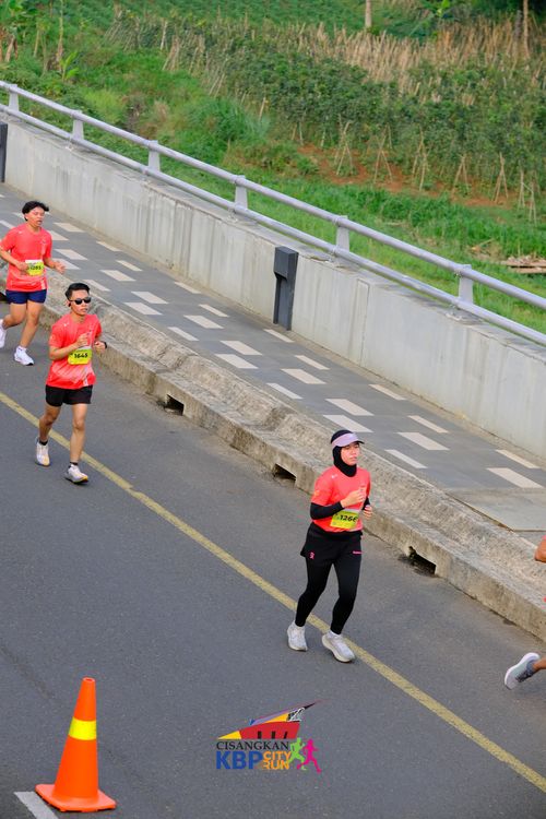 Race photo from CISANGKAN KBP CITY RUN 2025