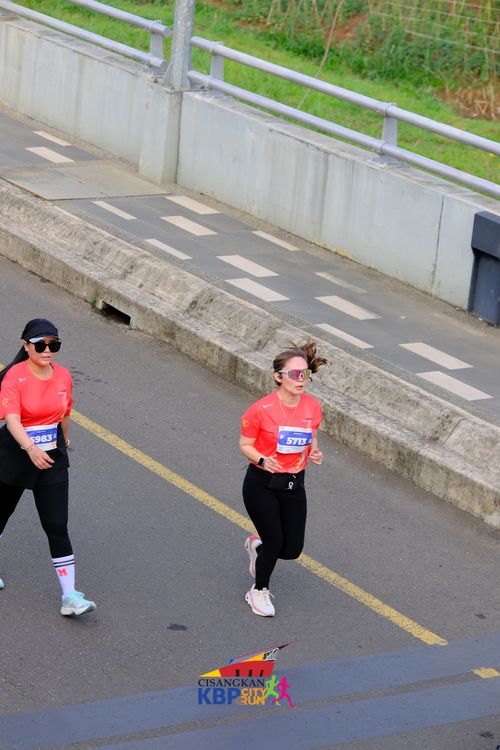 Race photo from CISANGKAN KBP CITY RUN 2025