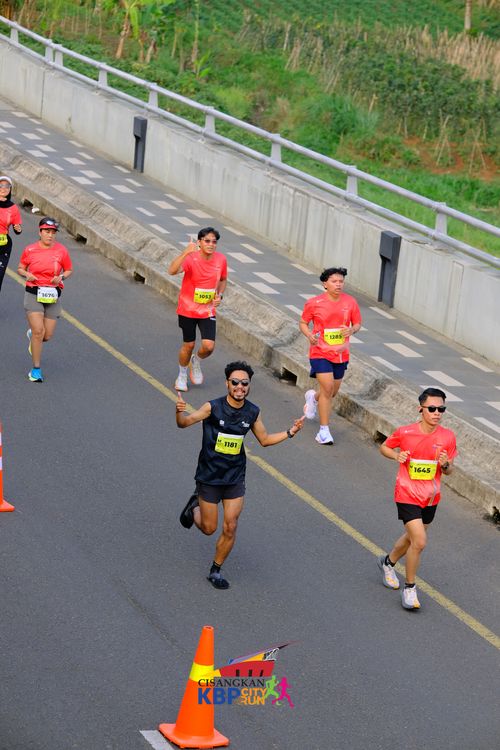 Race photo from CISANGKAN KBP CITY RUN 2025