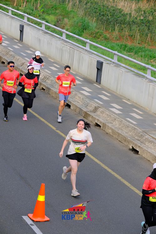 Race photo from CISANGKAN KBP CITY RUN 2025