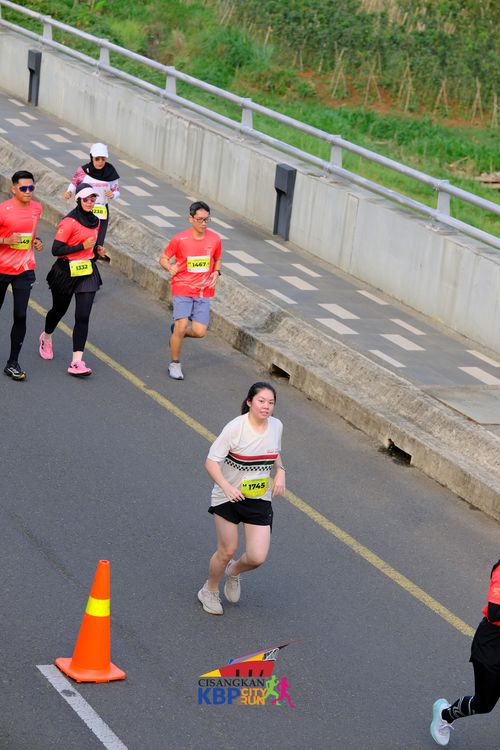 Race photo from CISANGKAN KBP CITY RUN 2025