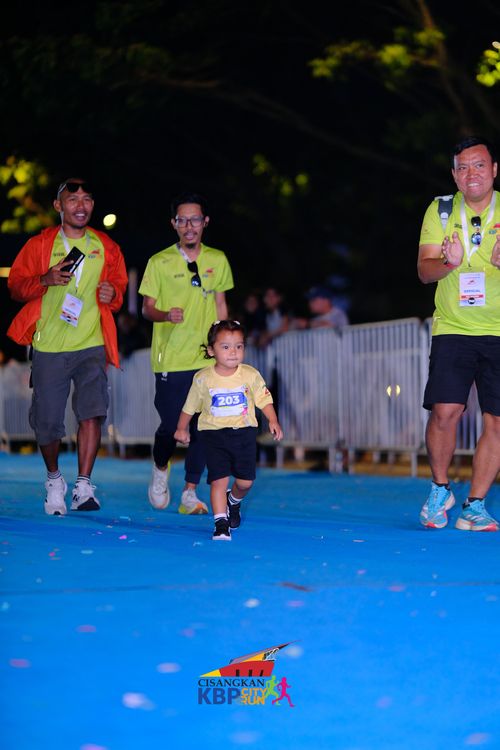 Race photo from CISANGKAN KBP CITY RUN 2025
