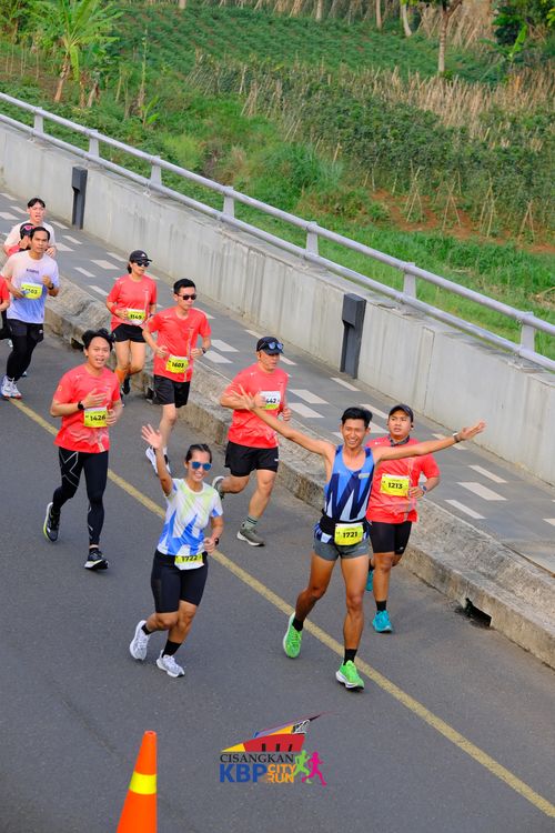 Race photo from CISANGKAN KBP CITY RUN 2025